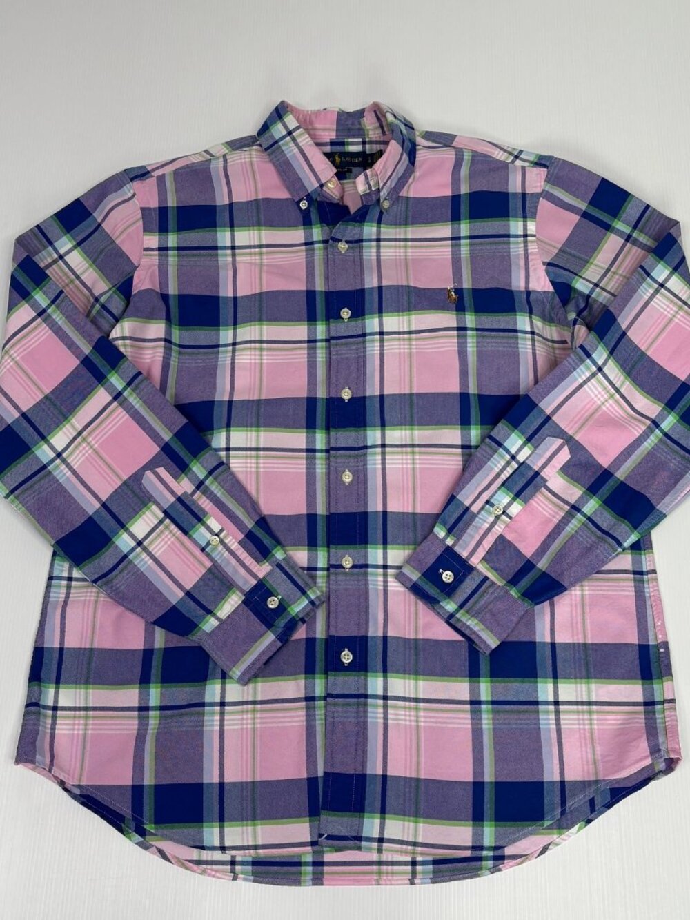 POLO RALPH LAUREN men's  plaid shirt large